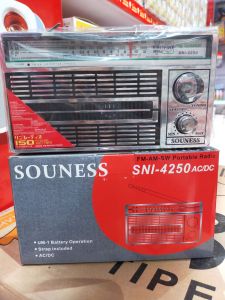 RADIO PORTABLE SOUNESS 4250 AM/FM RADIO MODEL KLASIK