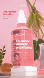 Alamin Skincare AquaLush Micellar 300ml with Centella Asiatica & Allantoin | Membersihkan Wajah | Melembabkan | Menenangkan