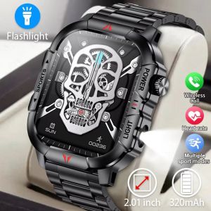 2025 New Outdoor Smart Watch Men 2.01" Screen 3AT Waterproof Watches Bluetooth Call Ai Voice Sport Smartwatch For Android Xiaomi IOSrt Watches