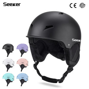 Seekers new safety ski helmet is lightweight adjustable breathable and comfortable mens and womens outdoor sports ski helm