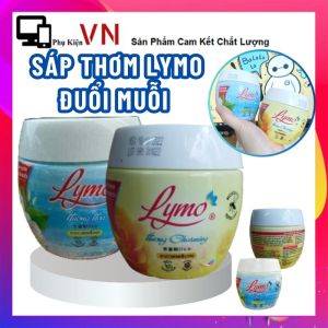 Sáp Thơm Phòng Đuổi Muỗi Lymo Hũ 75g Hương Thơm Tự Nhiên - Sáp Đuỗi Muỗi Hiệu Quả Cao - Sáp Thơm Phòng Khử Mùi Nhà Vệ Sinh - Toilet