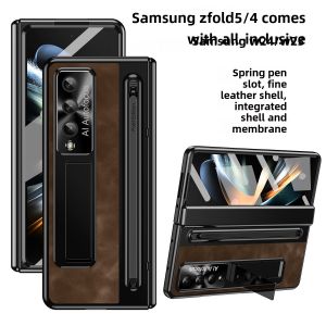 Ốp Lưng Điện Thoại Samsung Fold7/6 Có Khe Cắm Bút Chì Bẻ Được Vỏ Bảo Vệ Toàn Diện Khe Cắm Bút Chì Ống Kính Chống Rơi