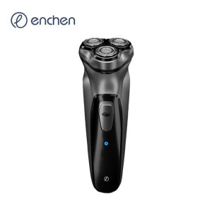 Enchen Electric Shaver BlackStone 3D ใบมีดโกนสำหรับเปลื่ยน โกนหนวด กันน้ำ ที่โกนหนวด 3D น้ำเปลี่ยนแสง