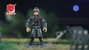 เล่น บล็อกตัว ทีมหน่วยสวาทสายฟ้า ทหารจิ๋ว ชุดแปดกล่อง เข้ากันได้ดีกับตัวต่อเลโก้