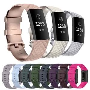 Silicone Strap Bands for Fitbit Charge 4 Fitbit Charge 3 SE Bracelet Replacement Wristbands for Charge4 3 Smartwatch Accessories