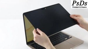 PsDs 180° Magnetic Privacy Anti-Spy Removable Screen Protector for MacBook Air 13.6 M3 A3240 Pro 13 Pro 14 M4 Pro 16