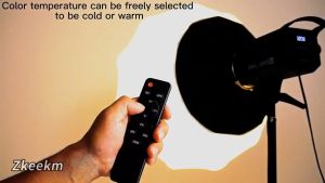 BKL-300 ไฟสตูดิโอ 300W ไฟต่อเนื่อง ไฟถ่ายวิดีโอระดับมืออาชีพ การปรับไร้สาย 2.4G การหรี่แสงแบบไม่มีขั้นตอน