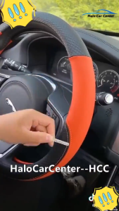 【40% thicker】Exclusive universal car mitsubishi l300 steering wheel cover leather Fits 37-38cm/39-40cm steering wheel car buddy steering wheel cover universal steering wheel cover truck alcantara steering wheel cover vios steering wheel cover silicone