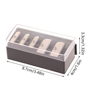 5 Holes Sharpener Multi-functional Pencil Sharpener With Lid For Eyeliner Lipliner Pencils