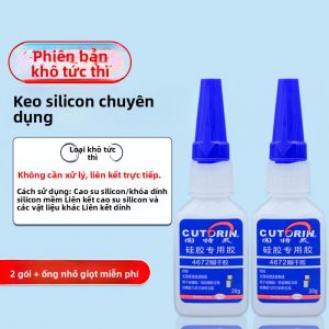 CUTORIN | Keo Dán Silicone cho TPE TPR TPU Kim Loại ABS Nhựa Búp Bê Silicone