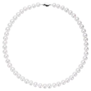 Natural Pearl Jewelry Necklace Bracelet Earrings 925 Silver Set Gift