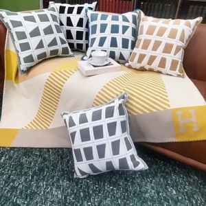 Romantika BLOCK PILLOW COVER 43*43CM Sofa Cushion Modern Minimalism Style Square Throw Pillow Case Sarung Bantal