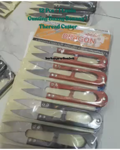 12 Pcs / 1 Lusin Cekris/Gunting Cekris/Pemotong Benang/Alat Kerajinan/Memotong/Gunting Jahit