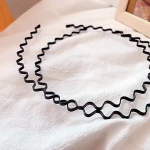 Bando Kawat Hitam Korea Style: Aksesoris Rambut Pria & Wanita