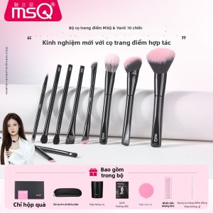 MSQ | Bộ Cọ Mắt Đầy Đủ 10 Cây Lông Thú