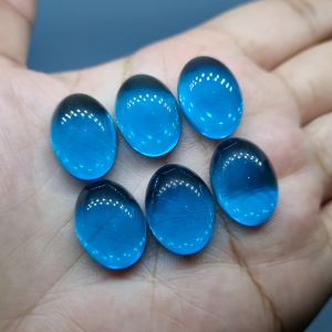 Batu blue topaz skay obsidian manmade