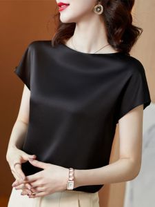 DAIXIANGFEIZI | Loose Elegant Acetate Satin Blouse