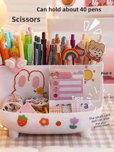 TrueColor | Multifunctional Aesthetic Desk Organizer Large Capacity Pen Holder