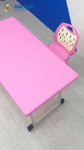 Bàn học sinh Baby Kan QUI PHÚC gấp gọn linh hoạt hiện đại chắc chắn thoải mái bàn học cho bé