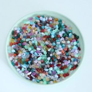 150 Hạt Đá Giả Acrylic Hình Dạng Không Đều 5-8mm Tự Do Phối Hợp Để Làm Đồ Trang Sức Tự Chế Vòng Tay Vòng Cổ