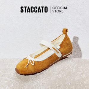 Staccato Mary Jane Flats Shoes รองเท้าแมรี่เจน ส้นเตี้ย หัวสี่เหลี่ยม J5051