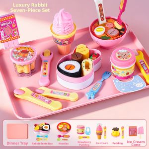 FUMENGLAN | Strawberry Pudding Food Feeding Toy For Girls