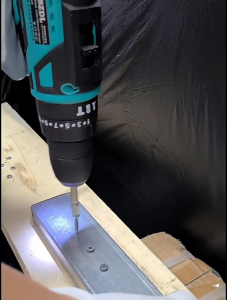 Mesin Bor Baterai Cordless Drill  3 Speed Impact Bor Tangan Beton Kayu Besi 1 Baterai + Koper Garansi 5 Tahun