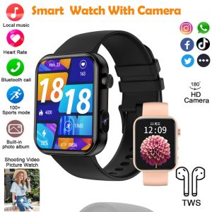 P51 Smart Watch Men Women with Camera Video Player Heart Rate 1.91" HD Screen 100+ Sport Watch Bluetooth Call Smartwatch For Xi