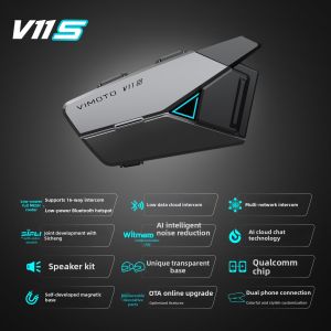 Vimoto | Motorcycle Helmet Bluetooth Headset with JBL Audio Unit