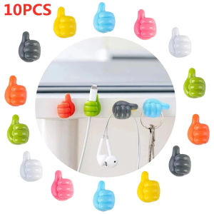 Cable Organizer Clips Wall Hooks Silicone Thumb Self Adhesive Cord Holder Wire Hanger Storage Office Desk Car Kitchen Bathroom