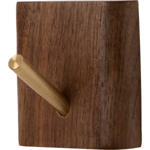 FANHAN | Strong Adhesive No-Drill Small Wooden Hook