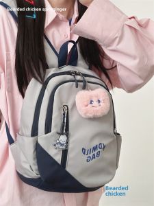 INS K-style Small Bookbag Female Japanese Simple All-Match Student Mini Backpack Y2g Retro Sweet Girl Mini Backpack