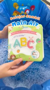 Gulalibooks Buku Bantal Bayi Berubah Warna Lets Learn ABC Children Softbook