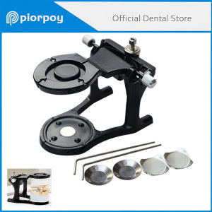PIORPOY Adjustable Dental Articulator Denture Magnetic Anatomic Articulator Large Small for Mounting Pre-cast Dental Models