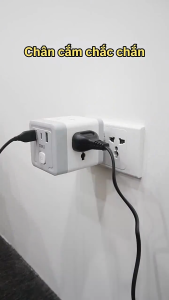 Ổ Chia Điện Deli 4 Chấu Ổ Cắm Mở Rộng Tích Hợp Cổng USB &TypeC Tiện Lợi Chống Giật An Toàn Cho Trẻ
