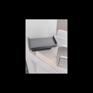 Bathroom Storage Tissue Box Wall Mounted Without Drilling Installation