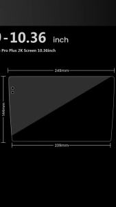 MEKEDE Car Tempered Glass Protective Film Car Sticker for 9inch 10inch Universal Car Radio Stereo DVD GPS Touch Full LCD Screen