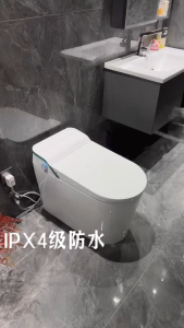 Smart toilets feature zero water pressure automatic lid closing voice control and UV protection.