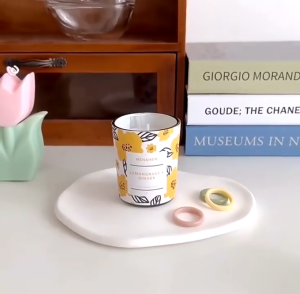 Nến Thơm Phòng Ngủ Candle Cup 50g Sáp Thơm Tinh Dầu Thiên Nhiên Không Khói Khử Mùi Menahem NEN10