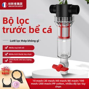 Bộ lọc sơ cấp tách chất thải thoát nước dung tích lớn cho bể cá