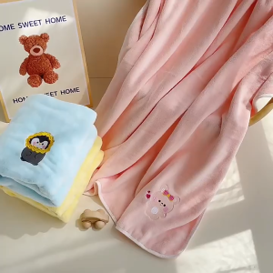 WNDR Handuk bayi tebal lembut | Handuk anak Selimut Bayi bahan katun lembut ukuran 80 x 100 cm