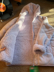 Thermal Insulated Sheepskin Fleece Hoodie Winter Jacket