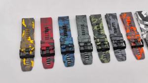 QuickFit 22mm 26mm Sports Camouflage Silicone Strap For Garmin Fenix 6X 7X Pro Band For Fenix 6Pro 5Plus Bracelet Watchband