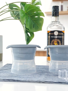 Single Silicone Round Sphere Ice Ball Mold Cold Drinks Quick Freezer Whiskey Ice Ball Maker Jelly Soap Mold
