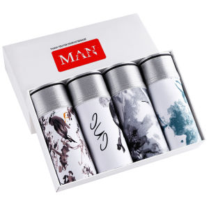 Quần Lót Nam Quần Lót Nam Quần Lót Nam Quần Lót Bốn Góc Cotton Đũng Rộng Không Vết Hằn Quần Lót Nam Cỡ Lớn Quần Lót Nam Kháng Khuẩn Cạp Cao Vừa