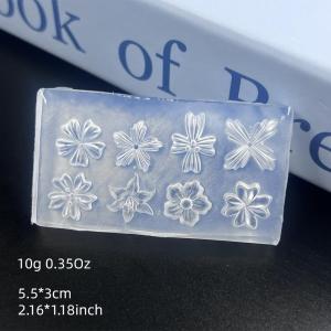 1Pcs Summer Shell Starfish Silicone Nail Art Mold 3D Dolphin Seahorse Conch Coral Nails Stencils Ocean Manicure Charms Template