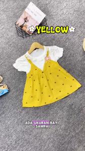 Bayi - 3 Tahun | Dress San Kyu Dress Bayi Dress Korea Anak Perempuan Overal Dress Alinkidos