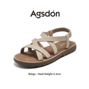 Agsdon | Flat Roman Style Summer Casual French Elegance Sandals