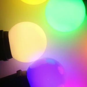 Parkson | 2pcs Colorful Led Light Bulb G45 E27 220V LED Lamp Red Yellow Blue Green Pink Orange White Christmas Wedding Night Light Indoor