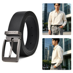 MENSPEMens Belt Business Leisure Belt Second-layer Cowhide Waist Belt Business Pant Belt Stylish Simple Nice Waistband Durable Belt